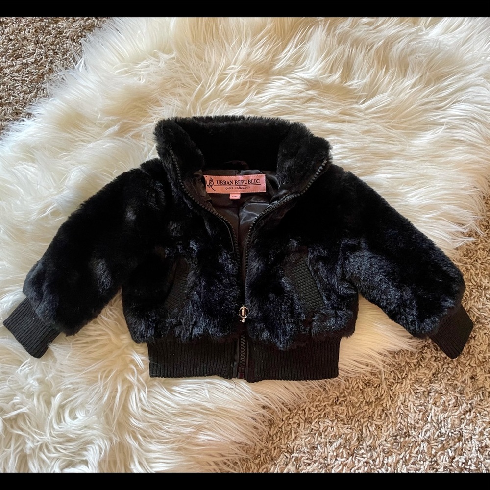 Faux Fur Bomber Jacket